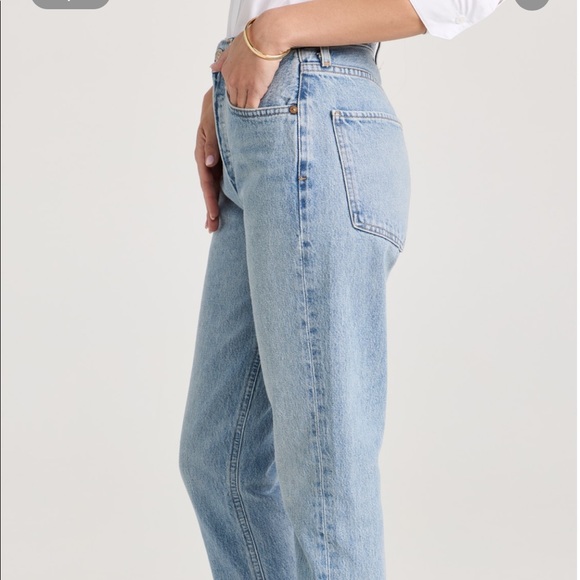 Agolde Riley High Rise Straight Crop Jeans - Picture 4 of 8